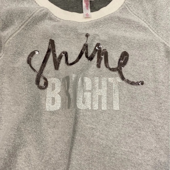 Xhilaration Gray Shine Bright Sweater Size S - Picture 3 of 4